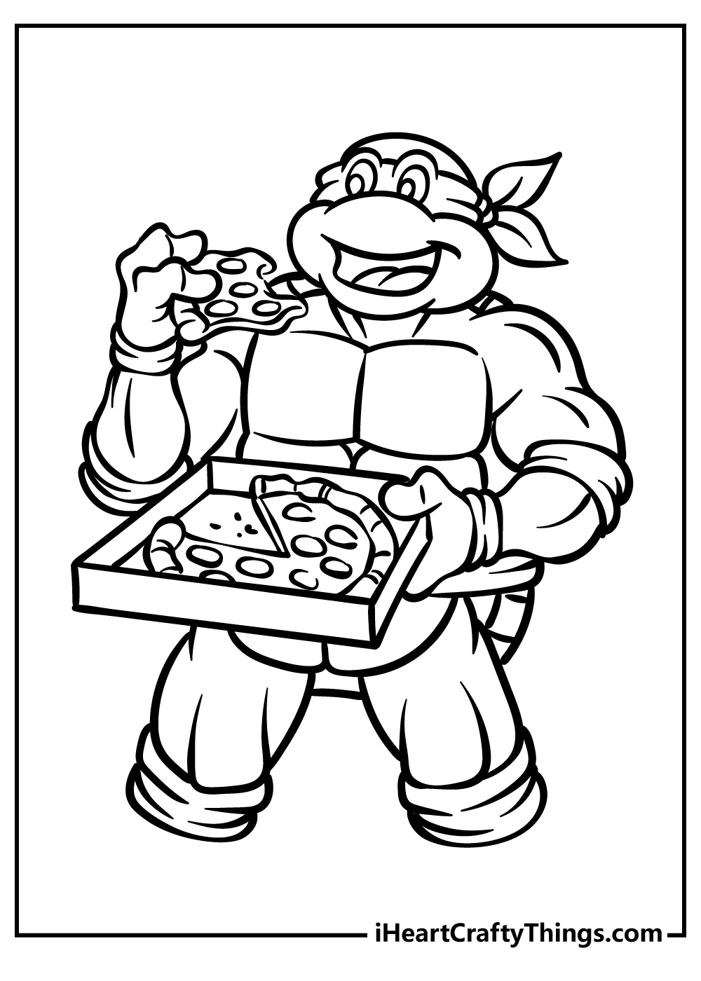 60 Printable Coloring Sheets Ninja Turtles 23