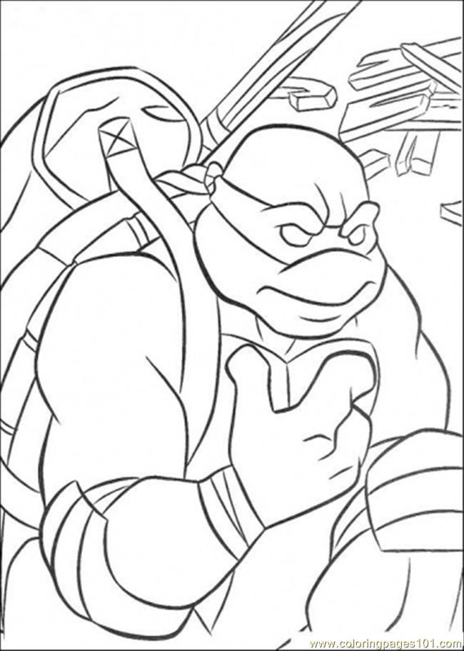 60 Printable Coloring Sheets Ninja Turtles 38