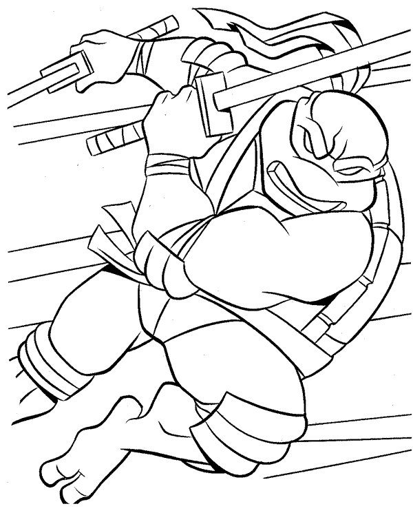 60 Printable Coloring Sheets Ninja Turtles 58