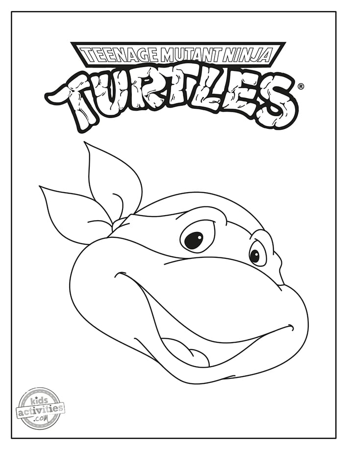 60 Printable Coloring Sheets Ninja Turtles 60