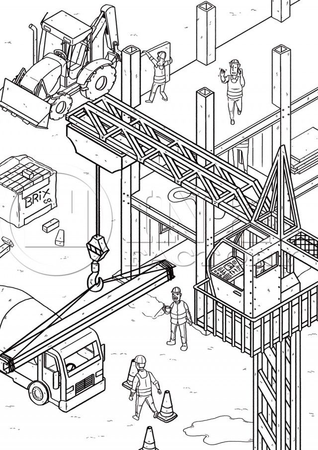 Get 85 Coloring Pages Of Construction Equipment Ideas 20