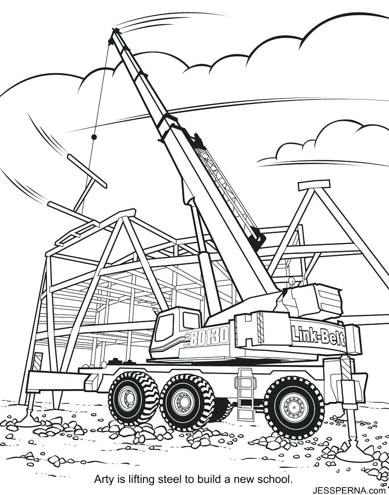 Get 85 Coloring Pages Of Construction Equipment Ideas 5