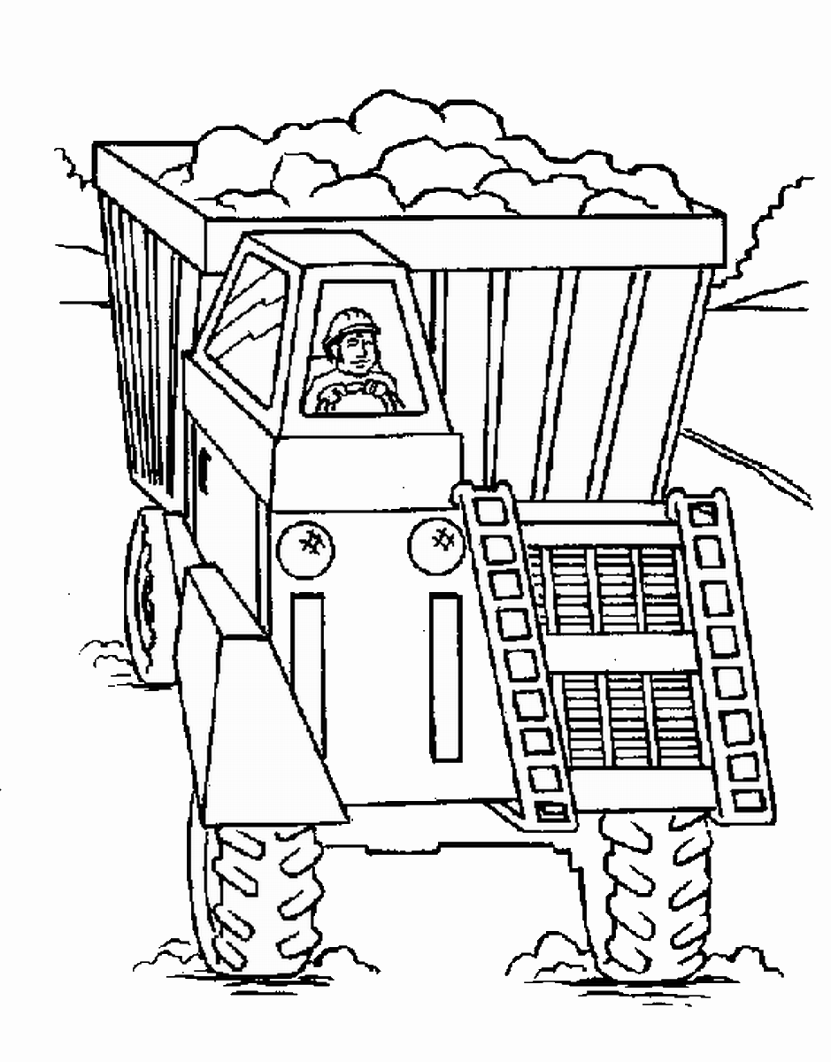 Get 85 Coloring Pages Of Construction Equipment Ideas 7