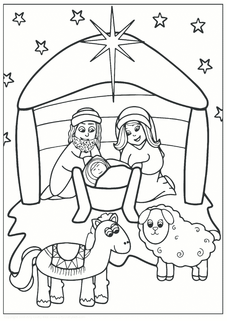 Get 85 Coloring Pages Of Nativity Ideas 29