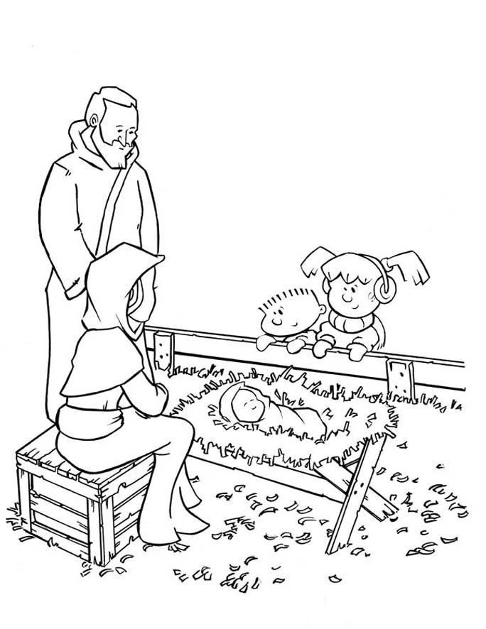 Get 85 Coloring Pages Of Nativity Ideas 38