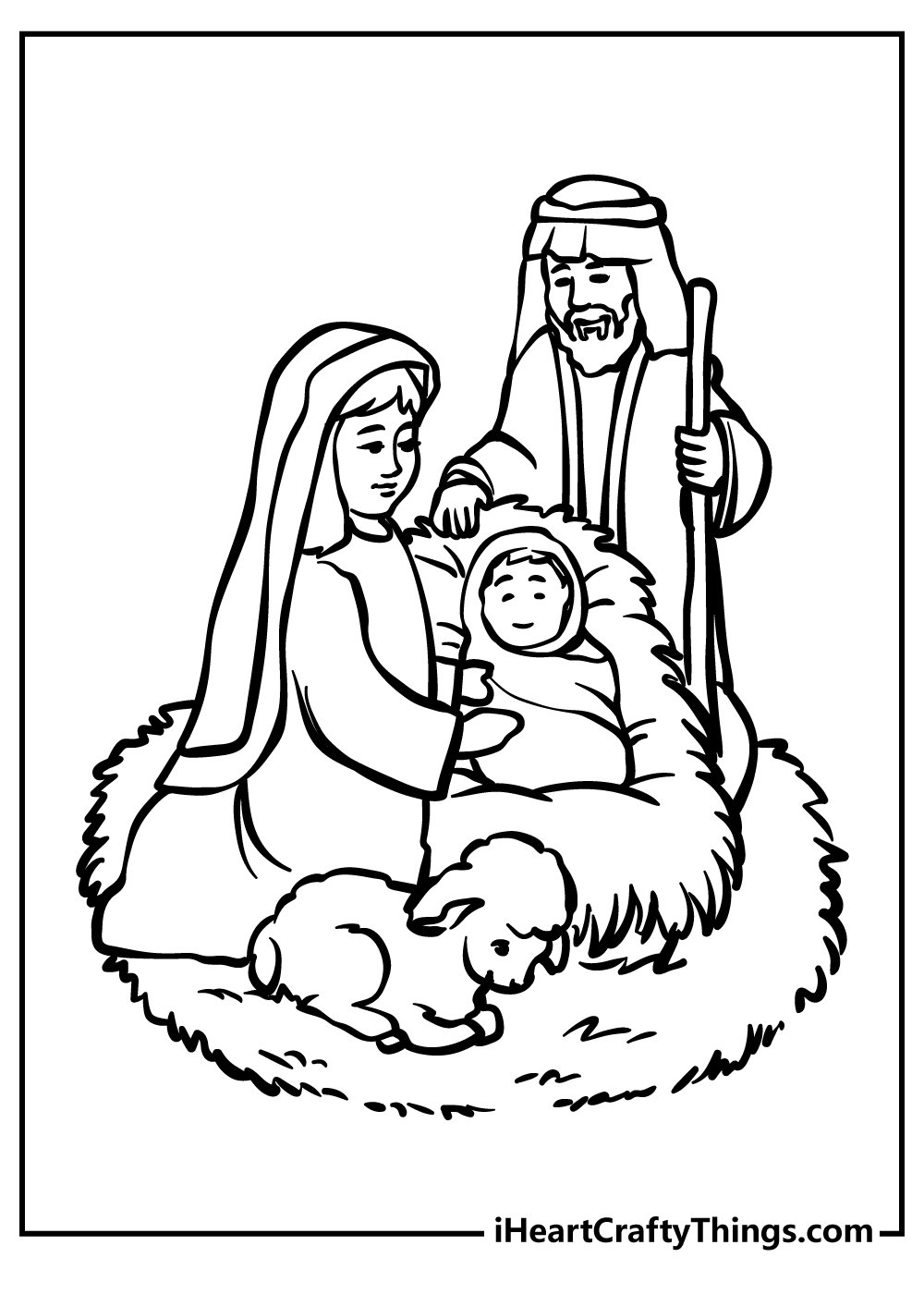 Get 85 Coloring Pages Of Nativity Ideas 40