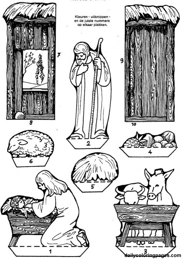 Get 85 Coloring Pages Of Nativity Ideas 43