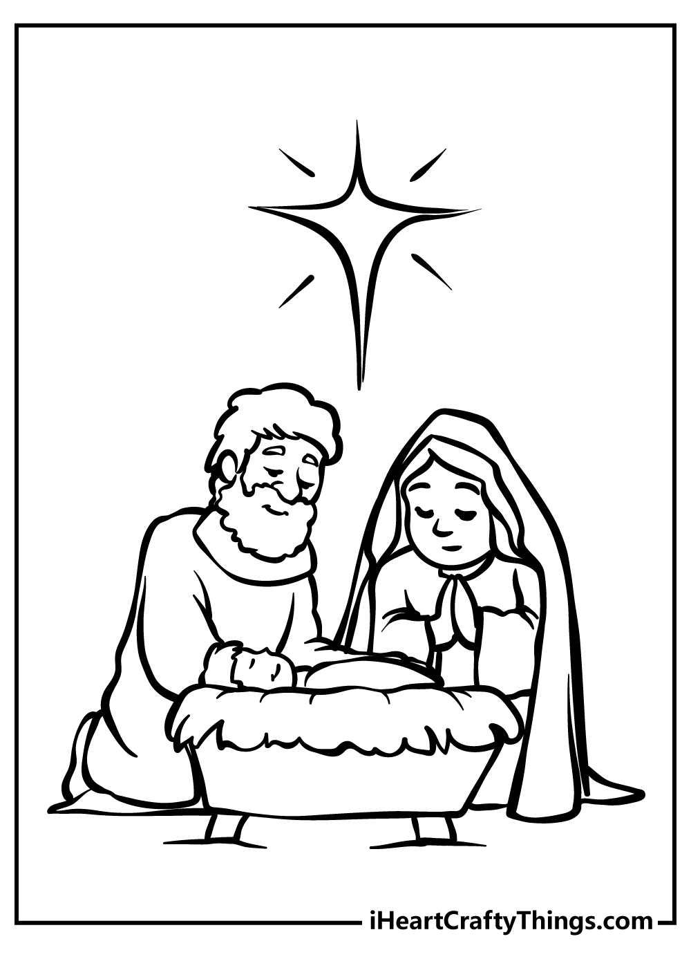 Get 85 Coloring Pages Of Nativity Ideas 49