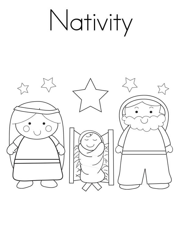 Get 85 Coloring Pages Of Nativity Ideas 64