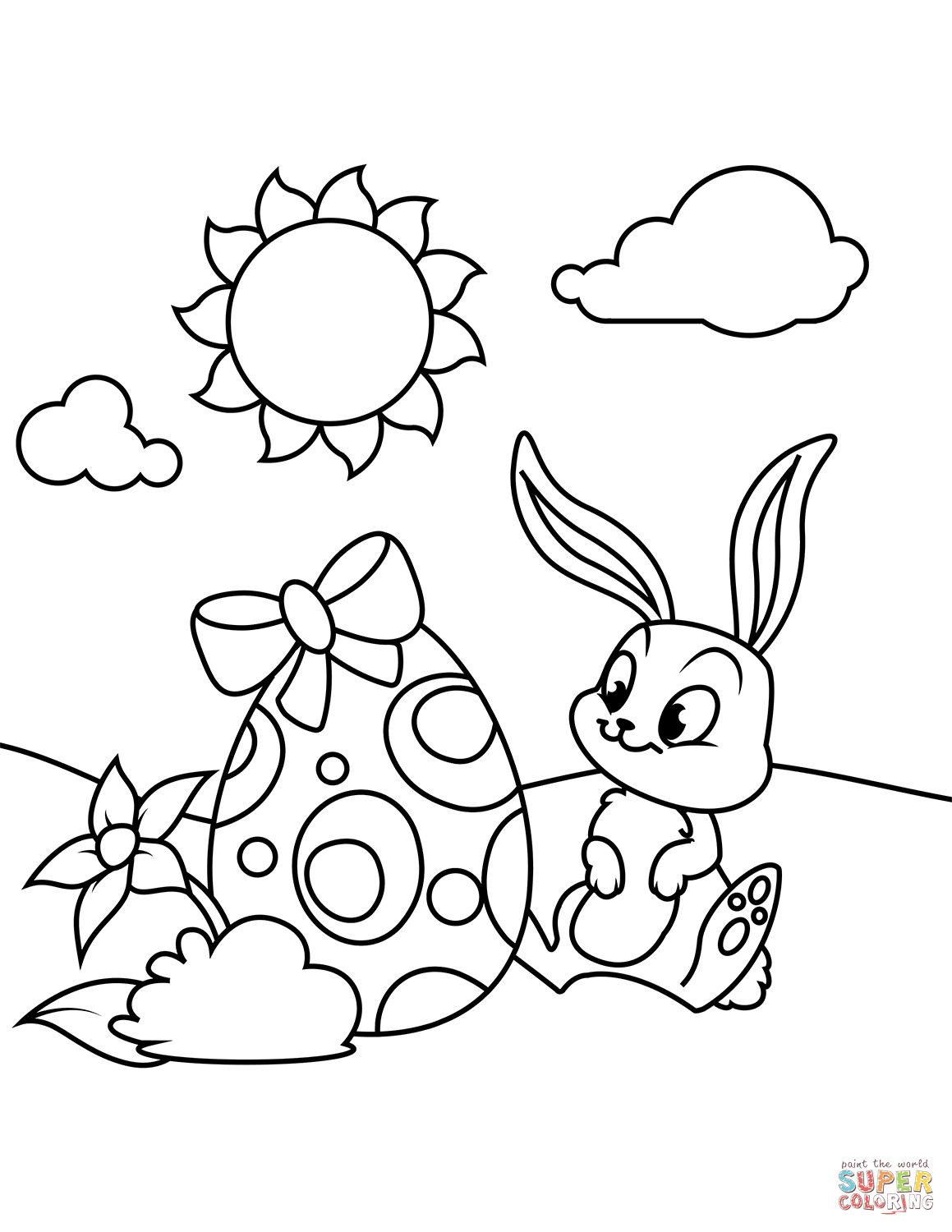 Get 85 Preschool Easter Bunny Coloring Pages Ideas 27