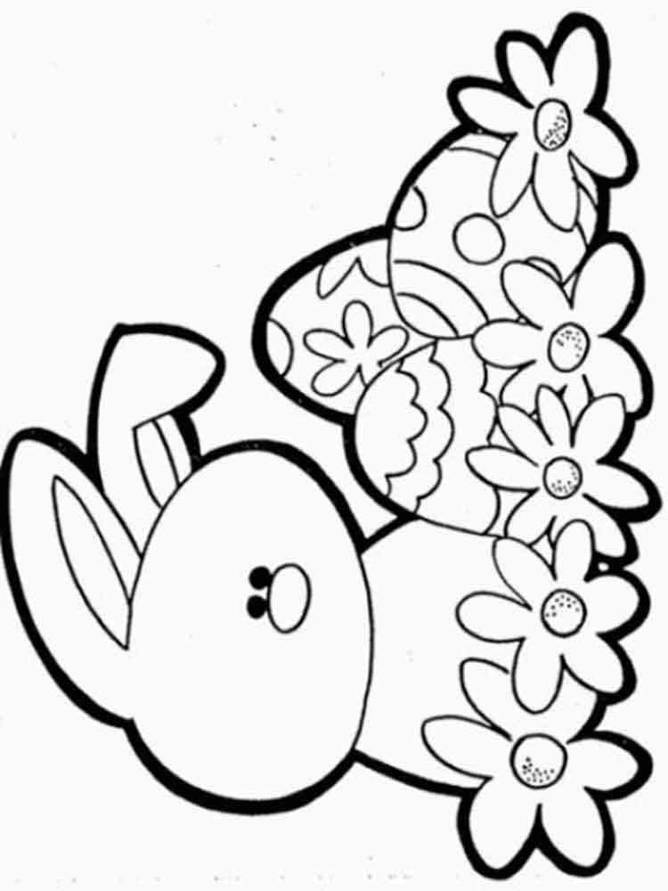 Get 85 Preschool Easter Bunny Coloring Pages Ideas 31