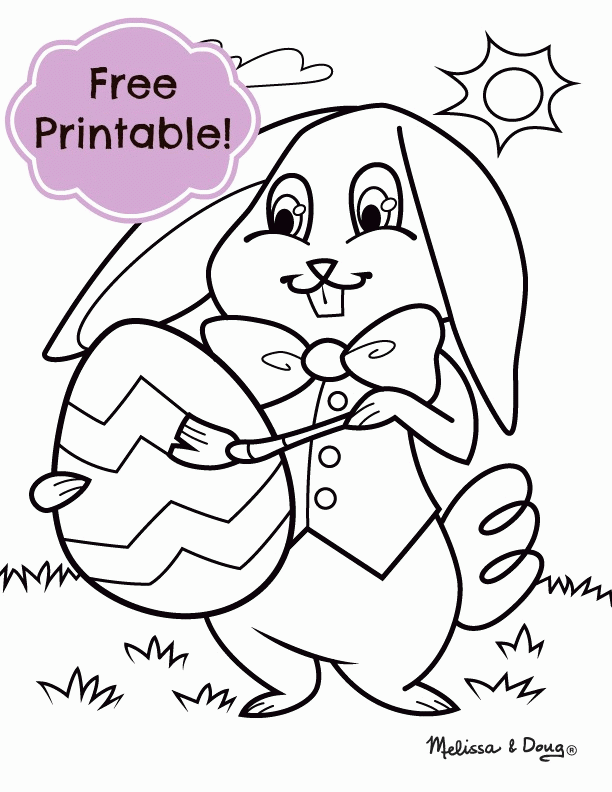 Get 85 Preschool Easter Bunny Coloring Pages Ideas 33