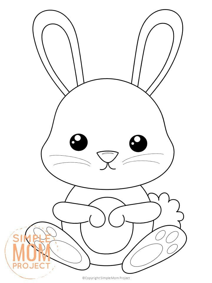 Get 85 Preschool Easter Bunny Coloring Pages Ideas 64