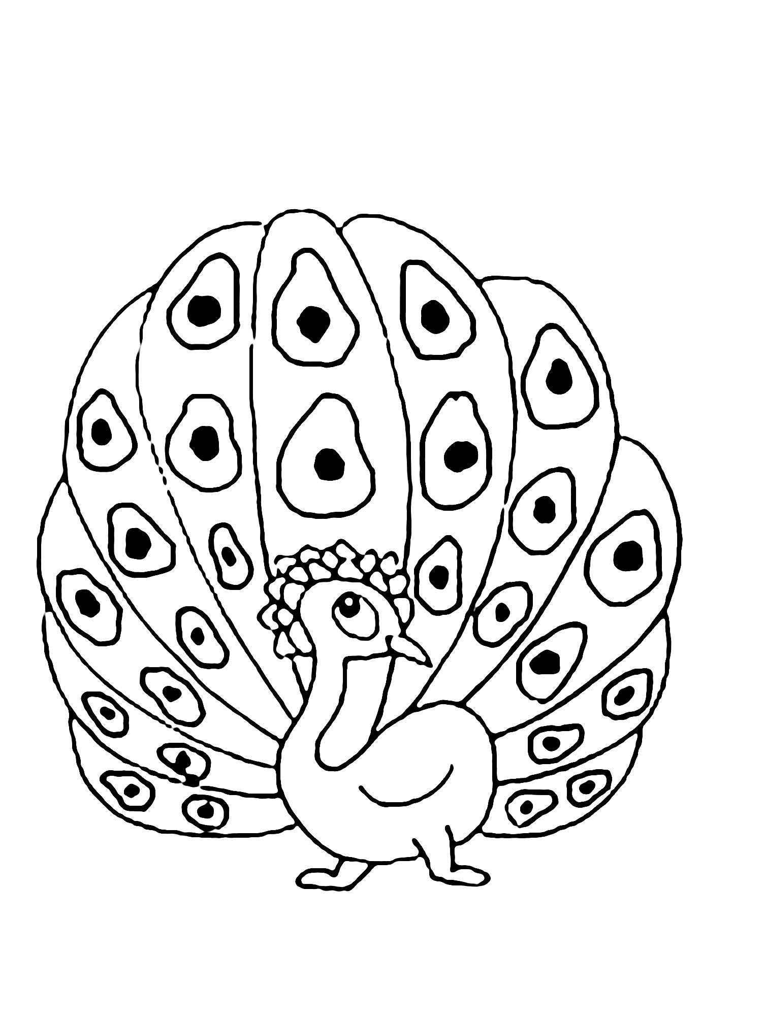 Get 85 Printable Coloring Pages Of Peacocks Ideas 19