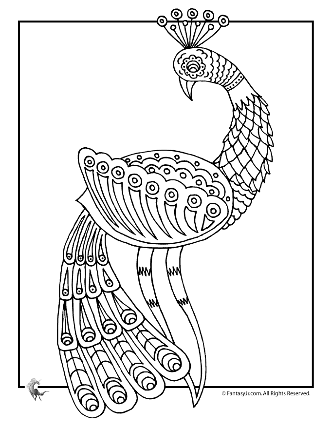 Get 85 Printable Coloring Pages Of Peacocks Ideas 29