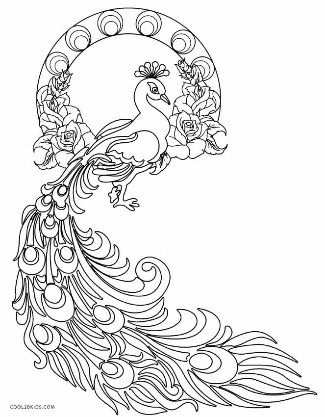 Get 85 Printable Coloring Pages Of Peacocks Ideas 35