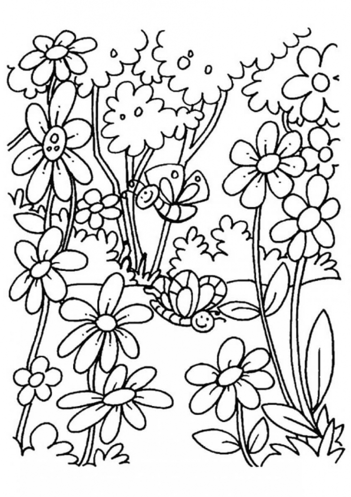 Get 85 Spring Flowers Coloring Ideas 16