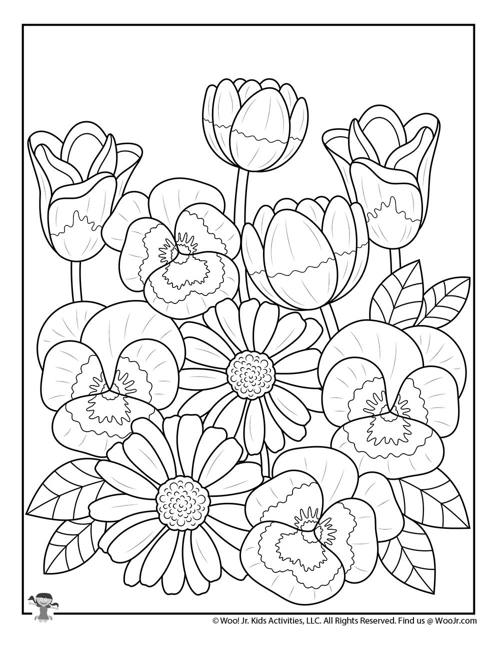 Get 85 Spring Flowers Coloring Ideas 2