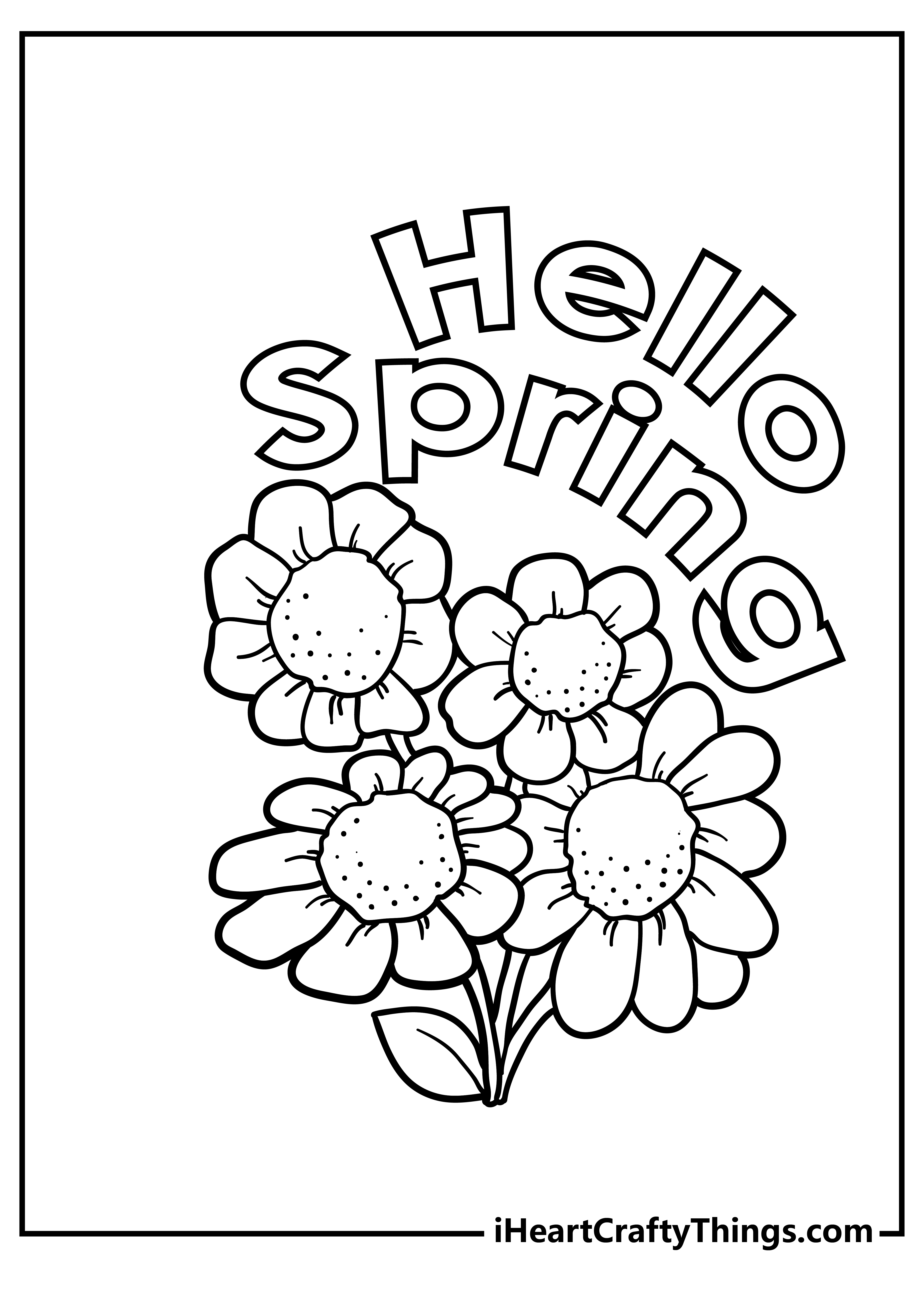 Get 85 Spring Flowers Coloring Ideas 45