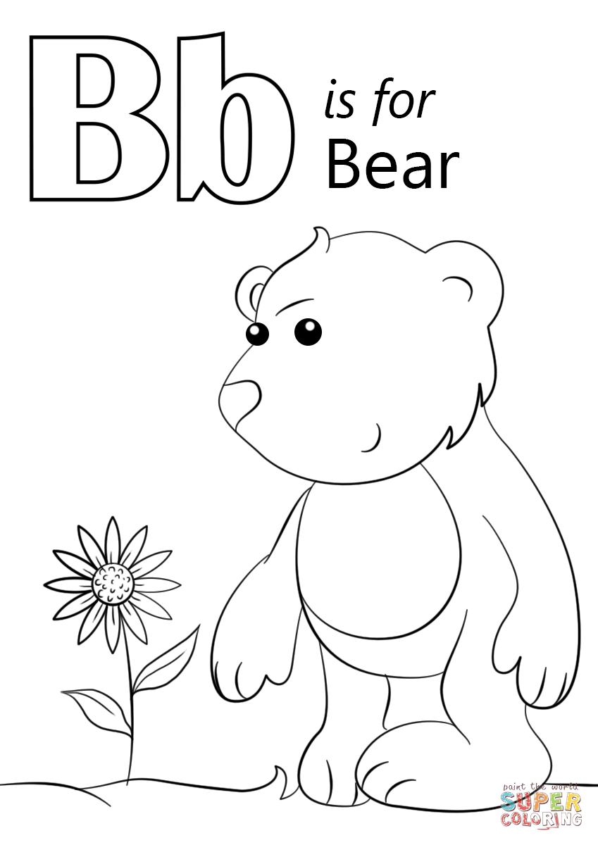 Get 85 The Letter B Coloring Pages Ideas 19