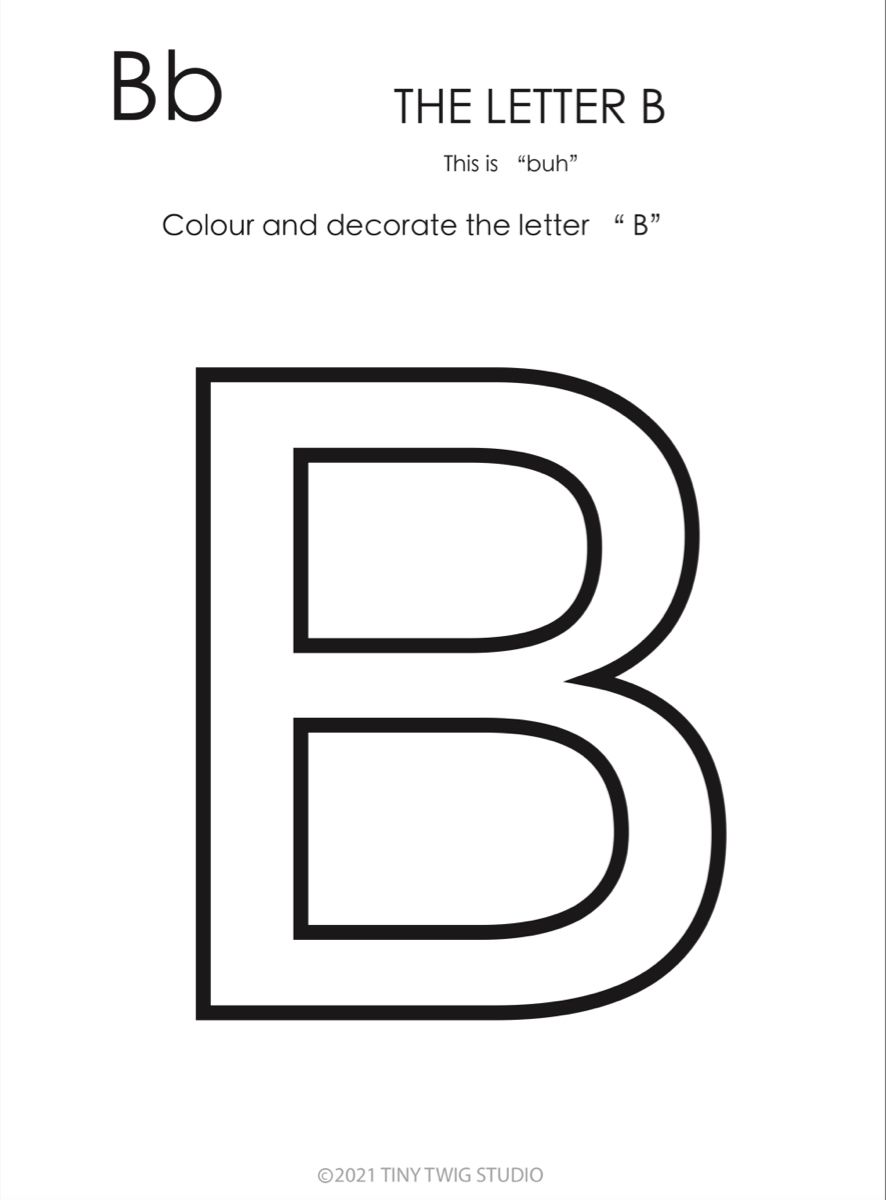 Get 85 The Letter B Coloring Pages Ideas 42