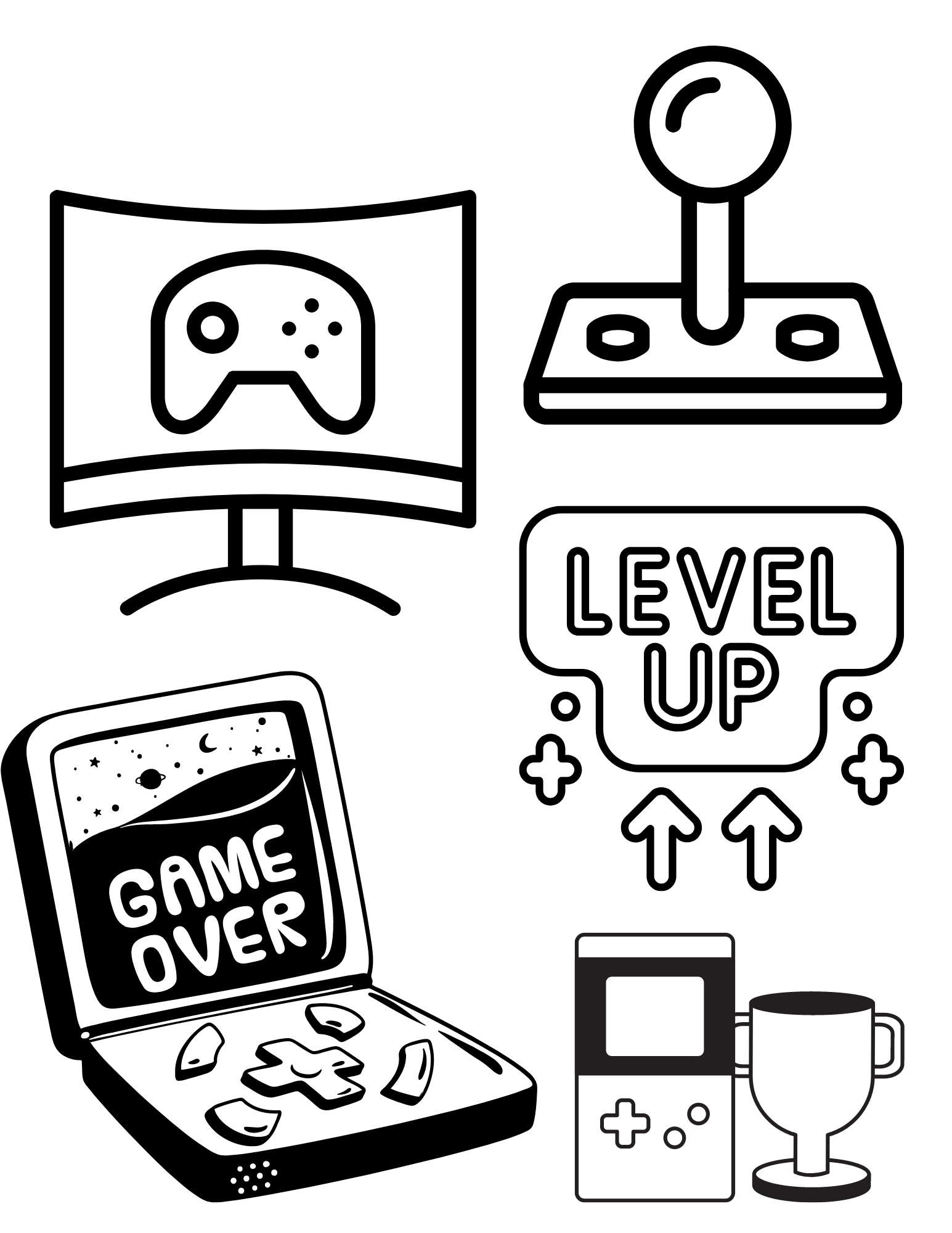 35 Printable Gaming Coloring Pages 1