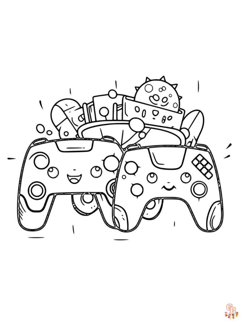 35 Printable Gaming Coloring Pages 14