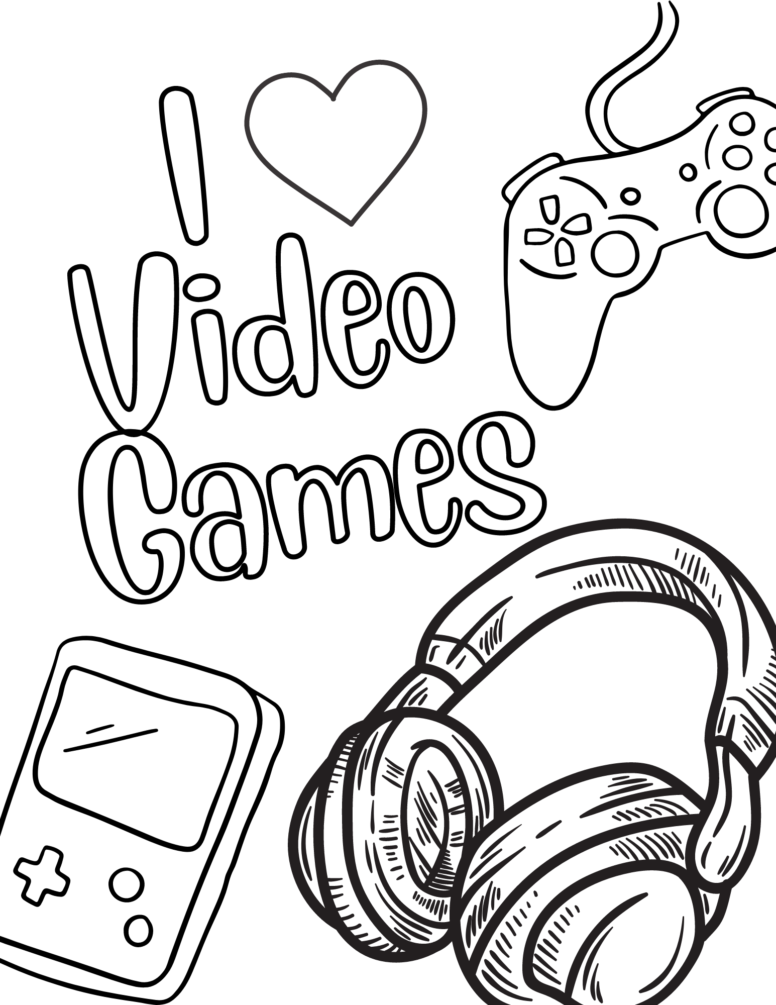 35 Printable Gaming Coloring Pages 5