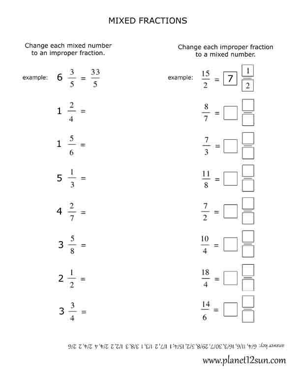 Save 60 Improper Fractions To Mixed Numbers Worksheets Ideas 41