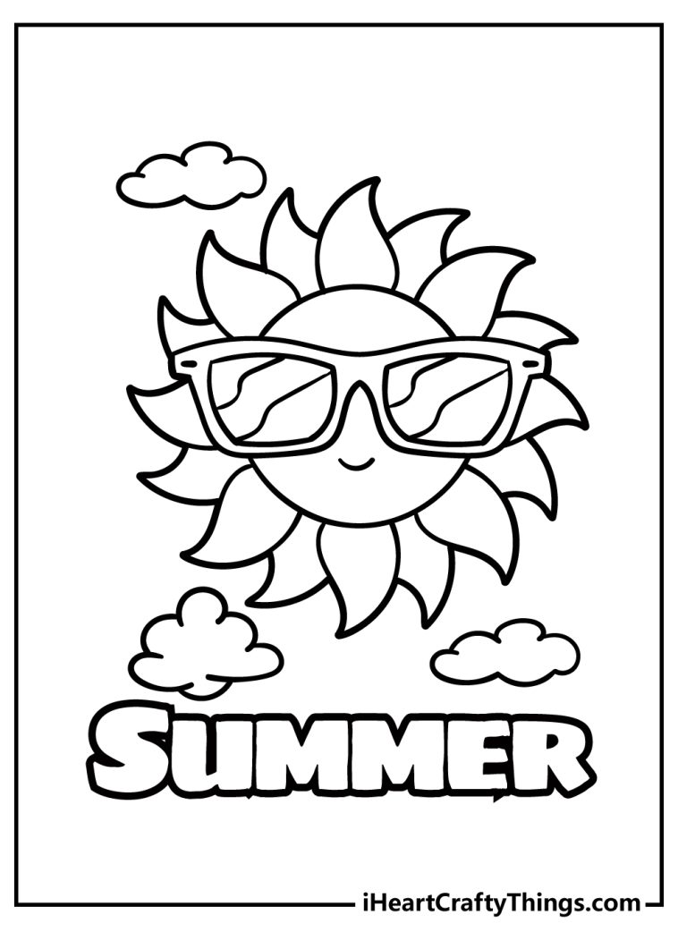 Save 60 Summer Coloring Pages Ideas 11