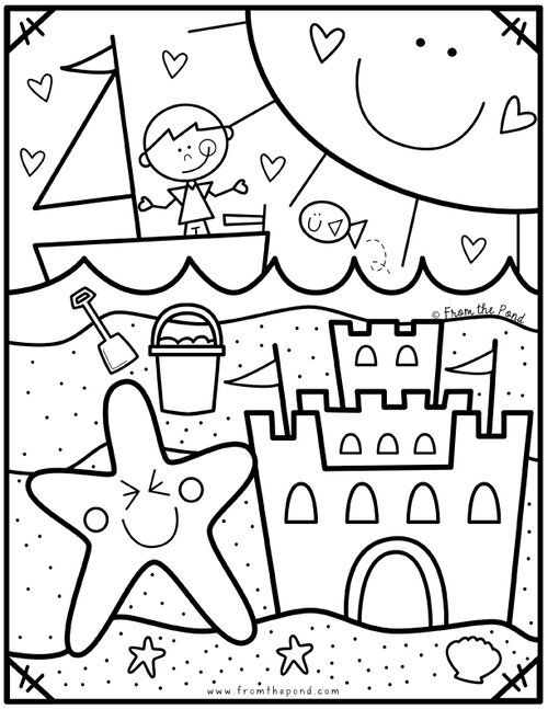 Save 60 Summer Coloring Pages Ideas 14