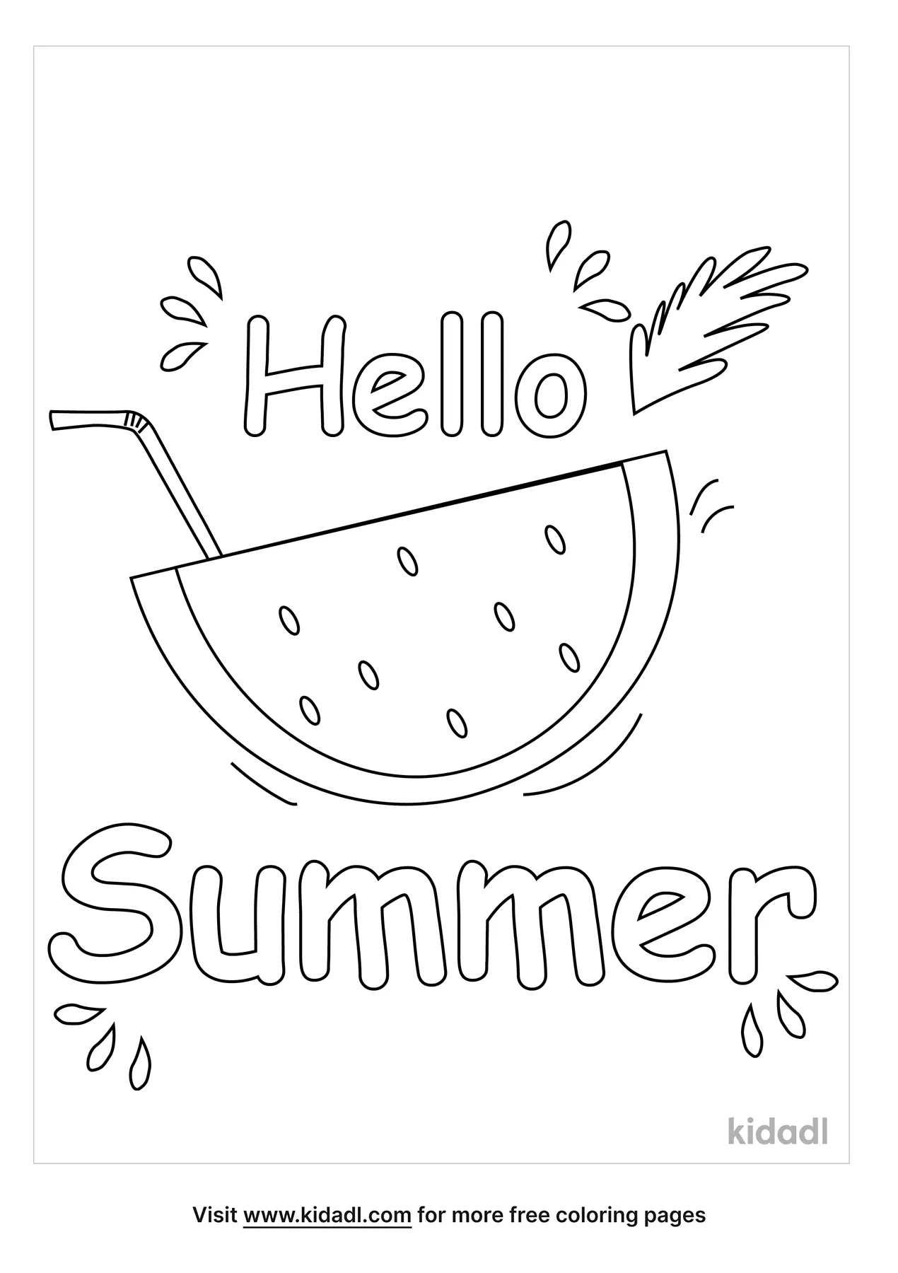 Save 60 Summer Coloring Pages Ideas 51