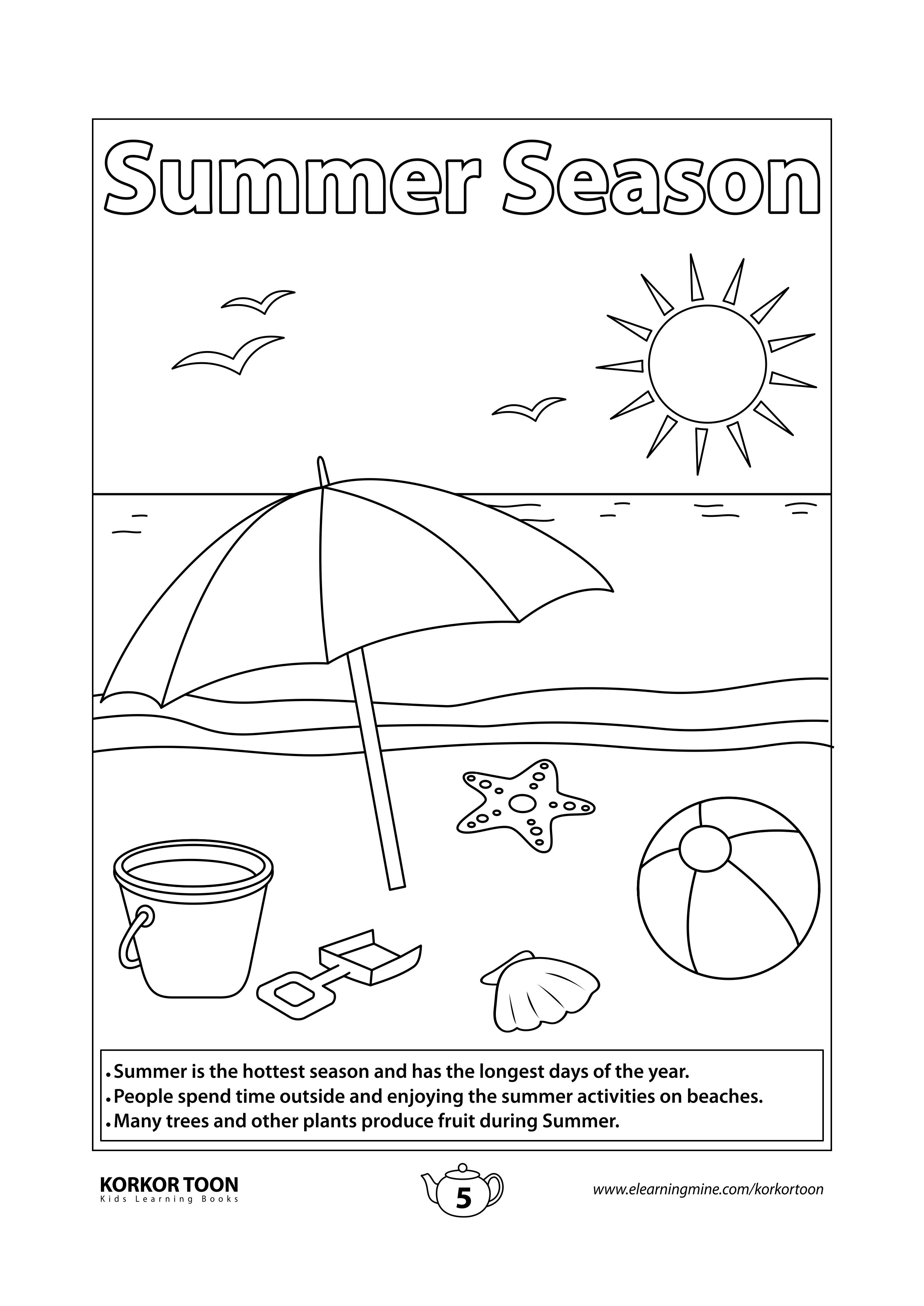 Save 60 Summer Coloring Pages Ideas 56