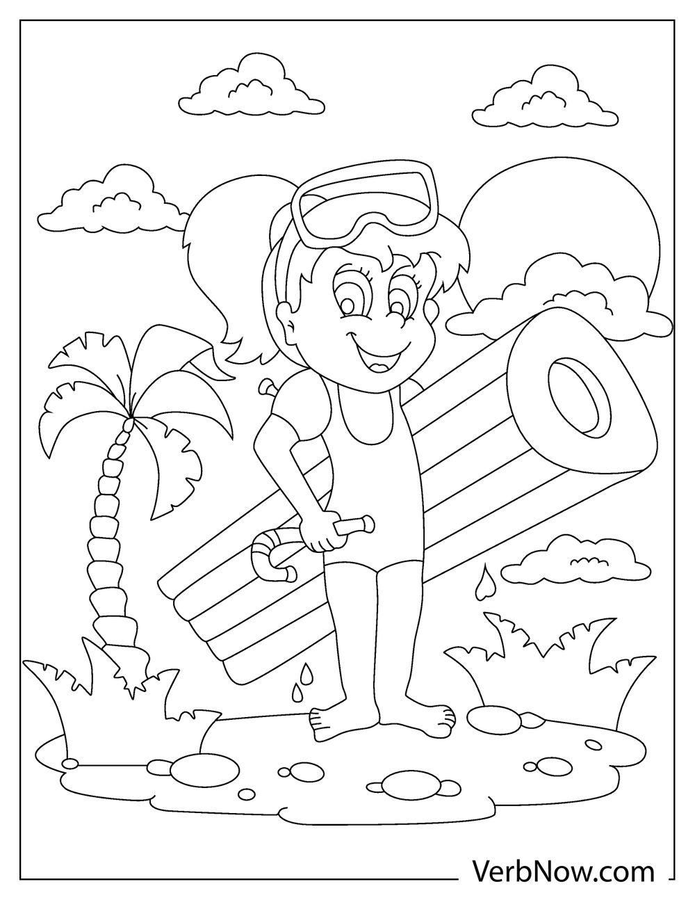 Save 60 Summer Coloring Pages Ideas 57